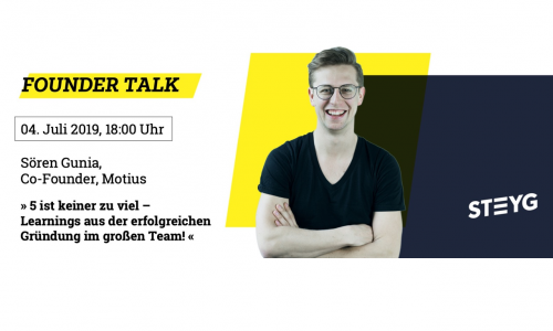 "5 ist keiner zu viel - Learnings aus der erfolgreichen Gründung im großen Team!"