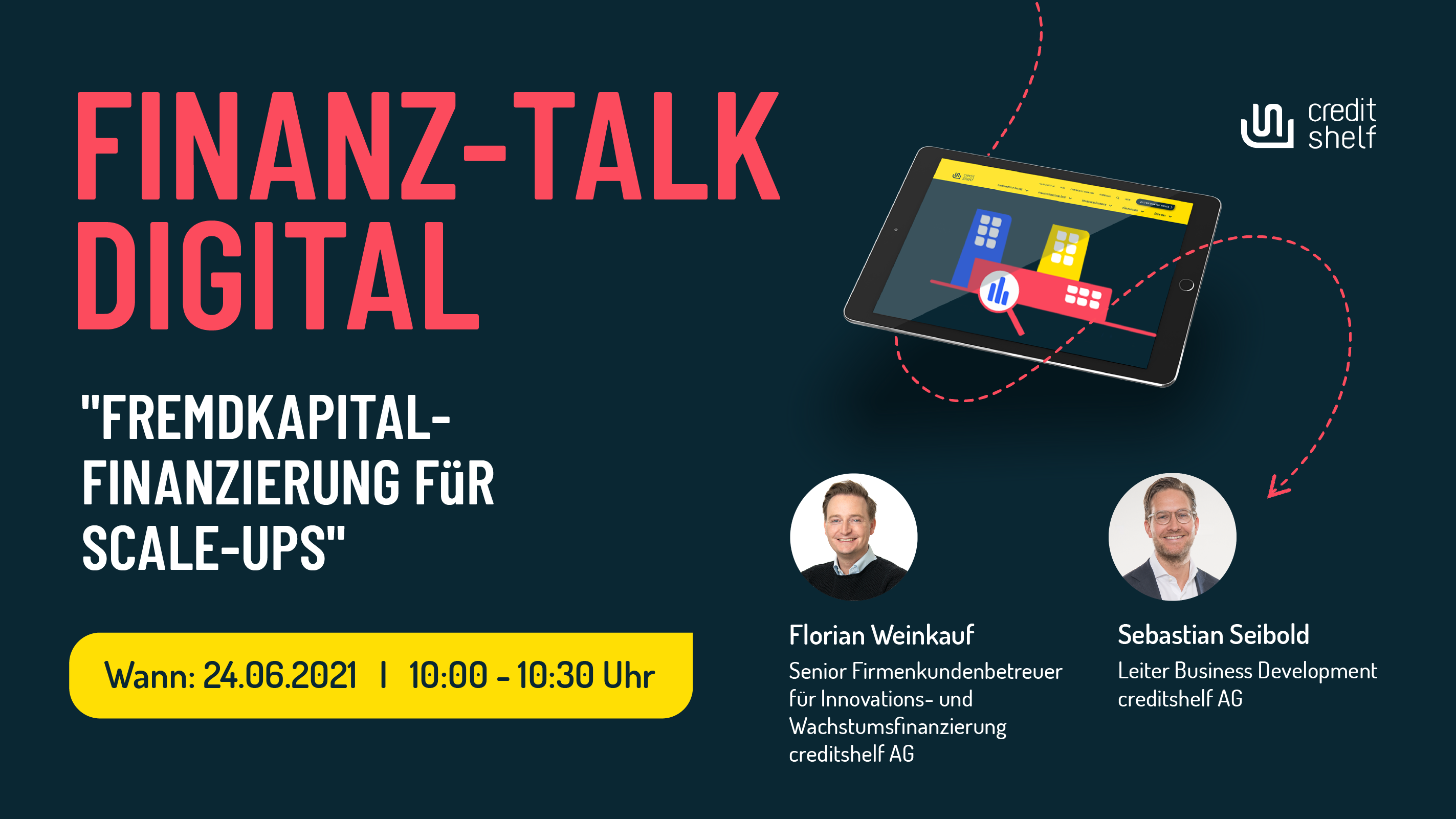 FINANZ-TALK  "FREMDKAPITAL-FINANZIERUNG FüR SCALE-UPS"