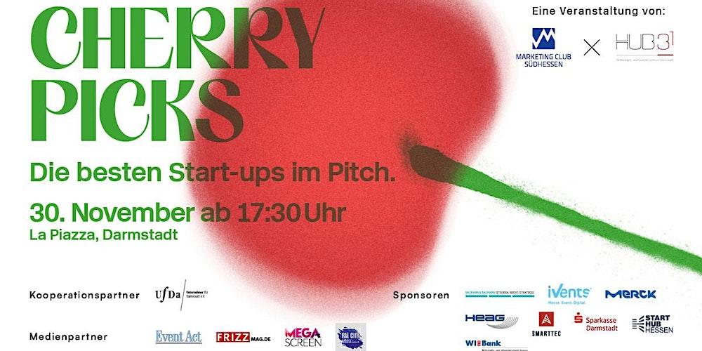 Cherrypicks. Die besten Start-ups im Pitch.
