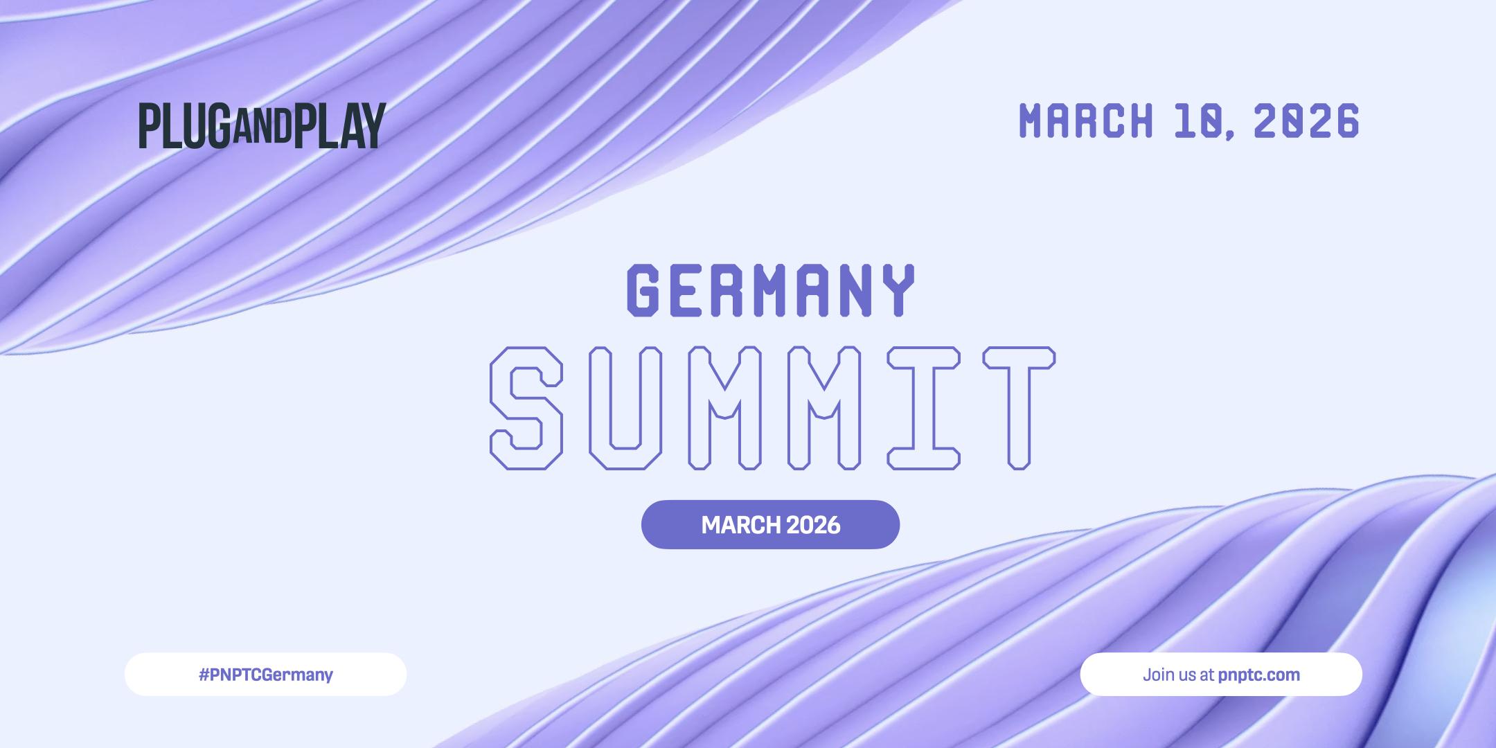 Plug and Play Germany Summit 2026