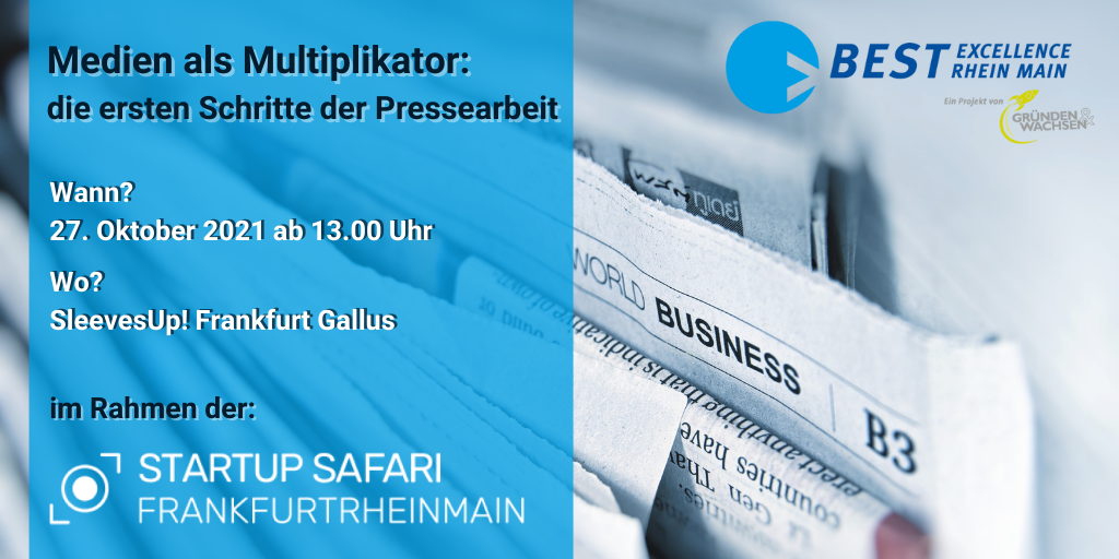 Medien als Multiplikator: die ersten Schritte der Pressearbeit