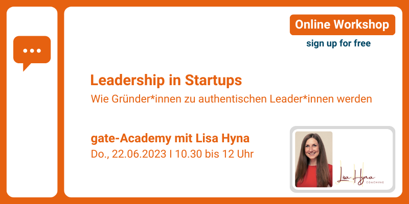 Online: gate-Academy – Leadership in Startups