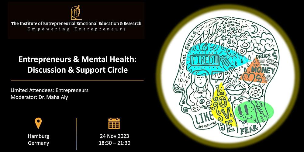 Entrepreneurs & Mental Health: Discussion & Support Circle