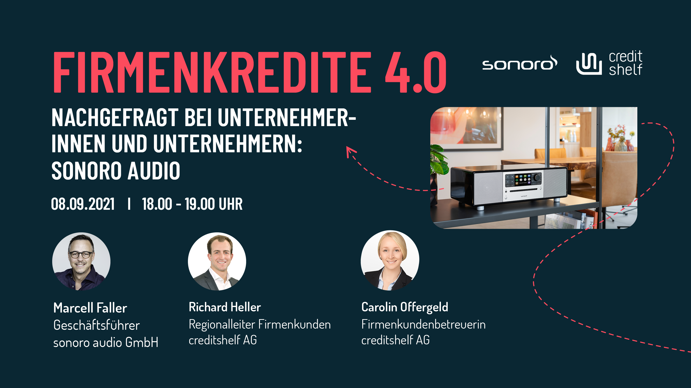 FIRMENKREDITE 4.0 – NACHGEFRAGT BEI UNTERNEHMERINNEN UND UNTERNEHMERN: SONORO AUDIO