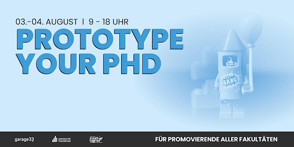 Prototype your PhD #5