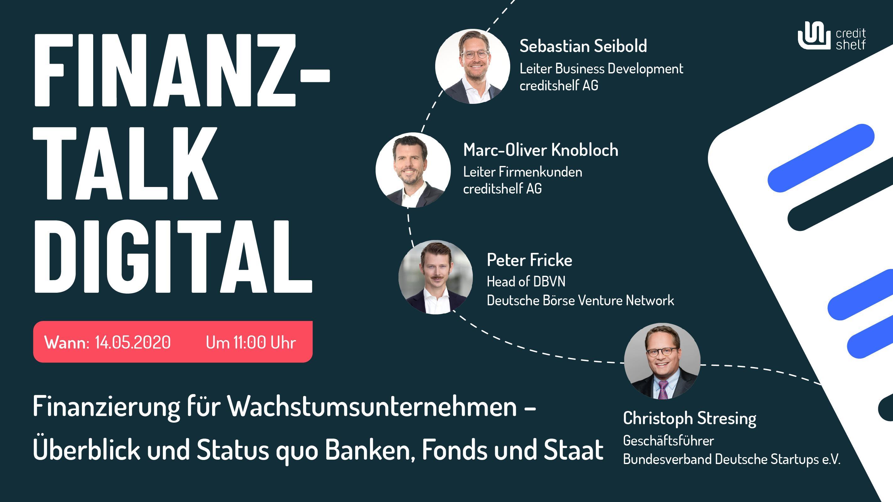 Einladung zum Finanz-Talk „Finanzierung für Wachstumsunternehmen“
