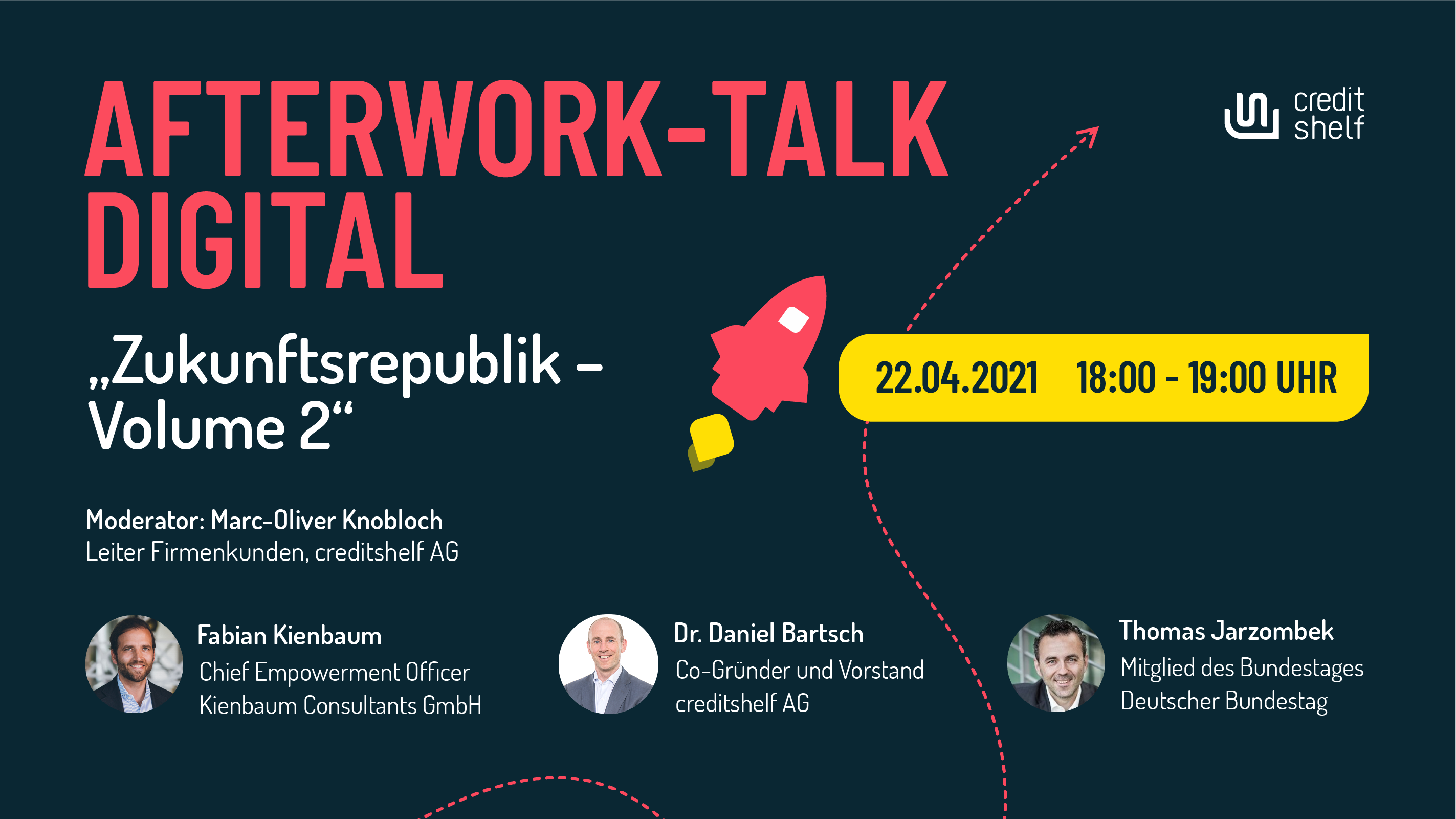 AFTERWORK-TALK DIGITAL „ZUKUNFTSREPUBLIK – VOLUME 2“!