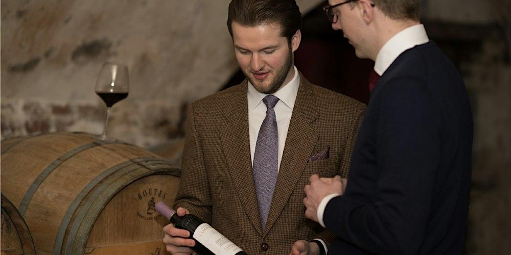 Vintage Weinprobe mit Berghaus & Cie