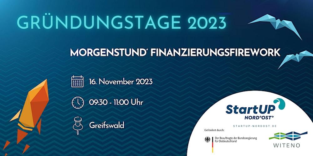 Morgenstund’ Finanzierungsfirework