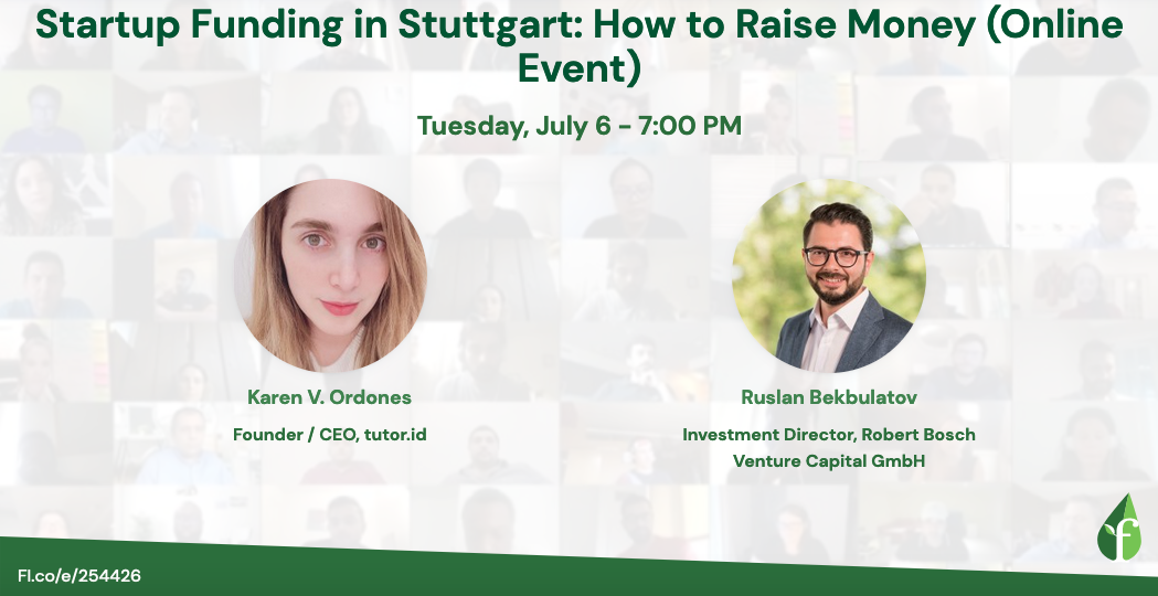 Startup Funding in Stuttgart: How to Raise Money (Online Event)