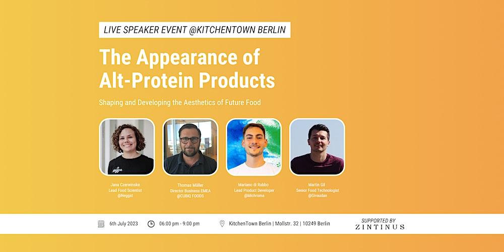 Speaker Event – The Appearance of Alt-Protein Products – Berlin