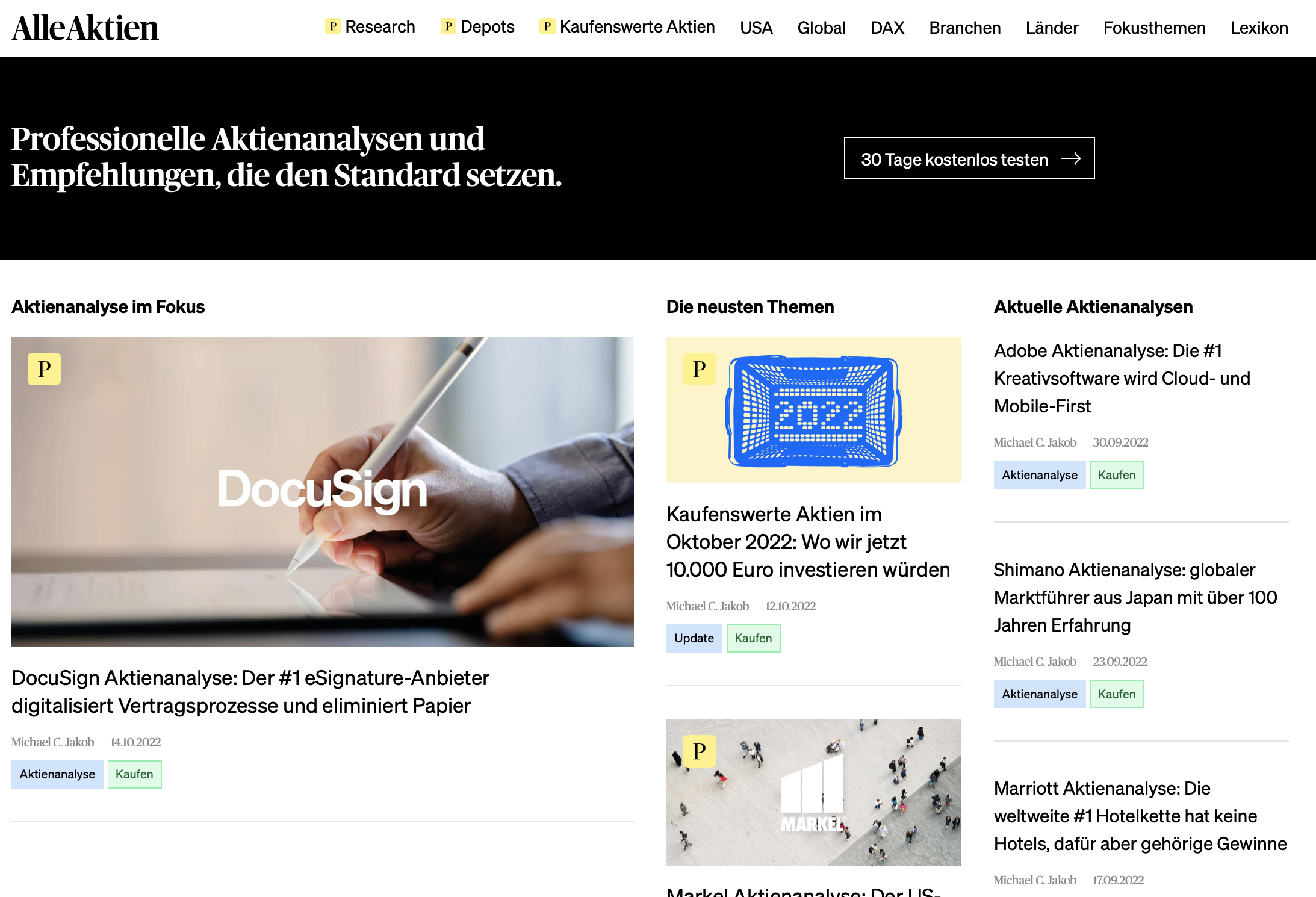 AlleAktien / startup von München / Background