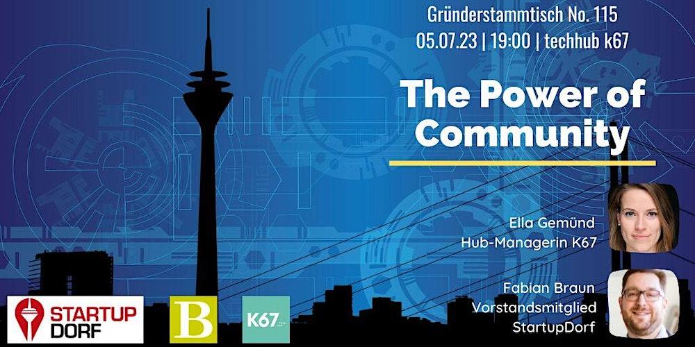 The Power of Community - StartupDorf Gründerstammtisch No. 115
