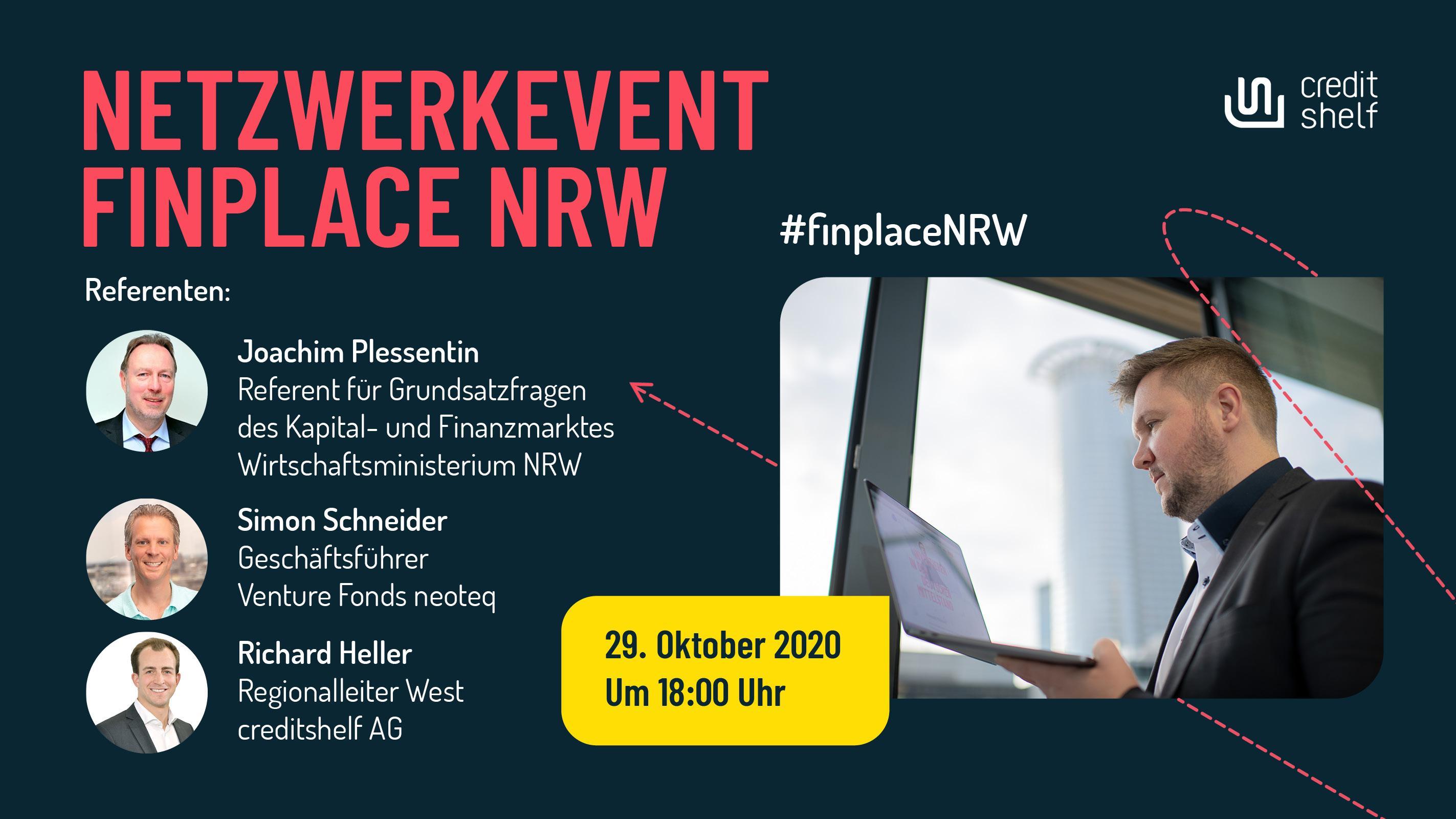 EINLADUNG ZUM NETZWERKEVENT FINPLACE NRW 