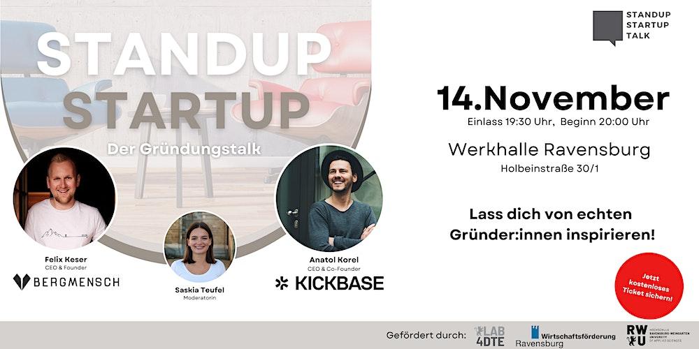 STANDUP STARTUP Talk