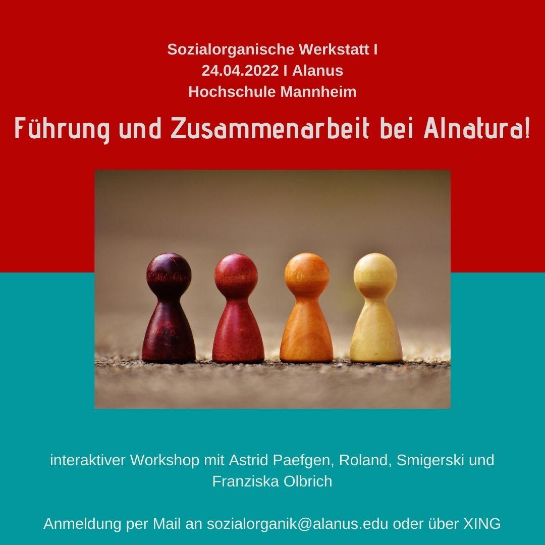 Sozialorganische Werkstatt: Sozialorganische Führung bei Alnatura