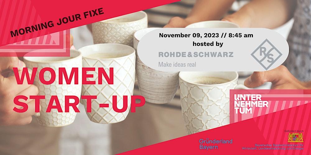 Women Start-up Morning Jour Fixe with Rohde & Schwarz