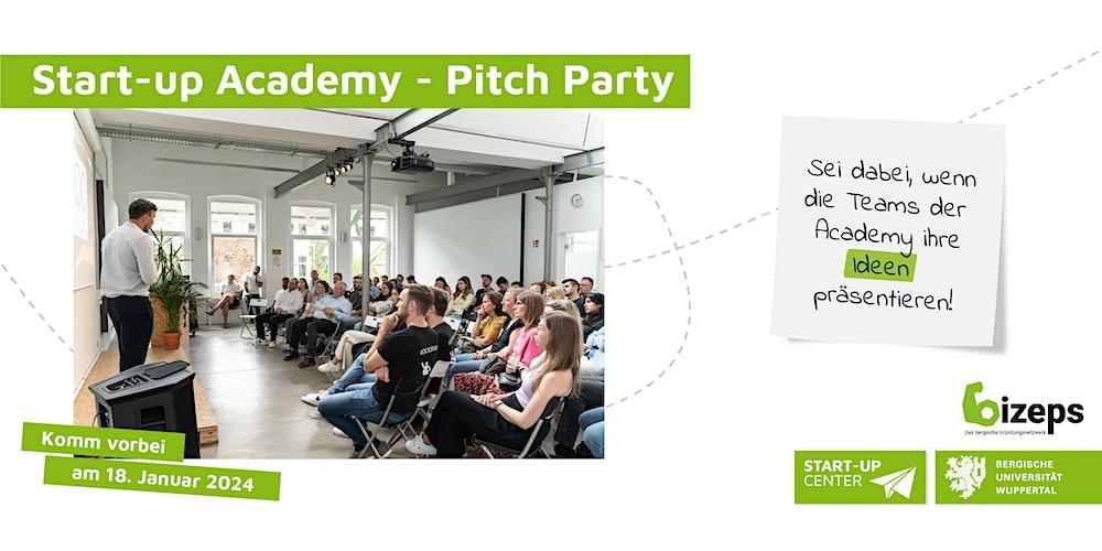 Start-up Academy Pitch Party