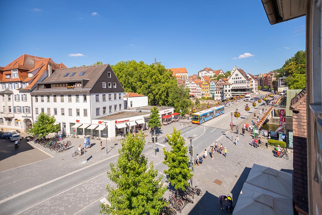 Neckar Hub / workspace from Tuebingen / Background