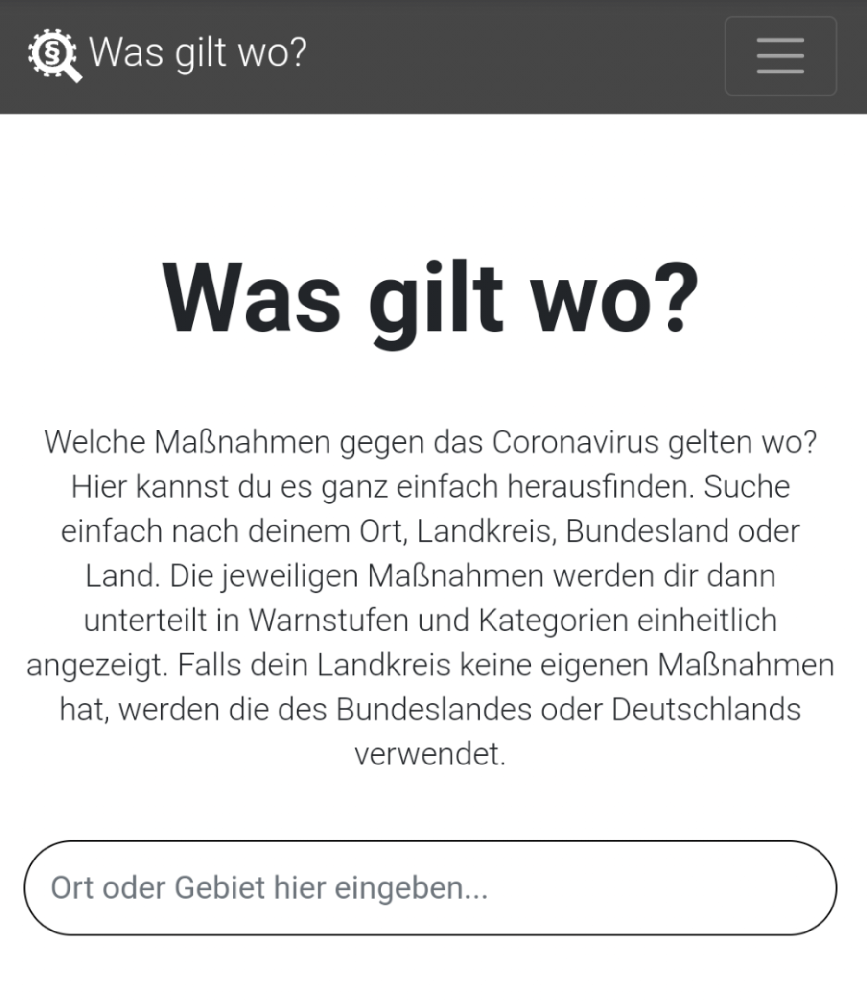 Was gilt wo / initiative from Augsburg / Background