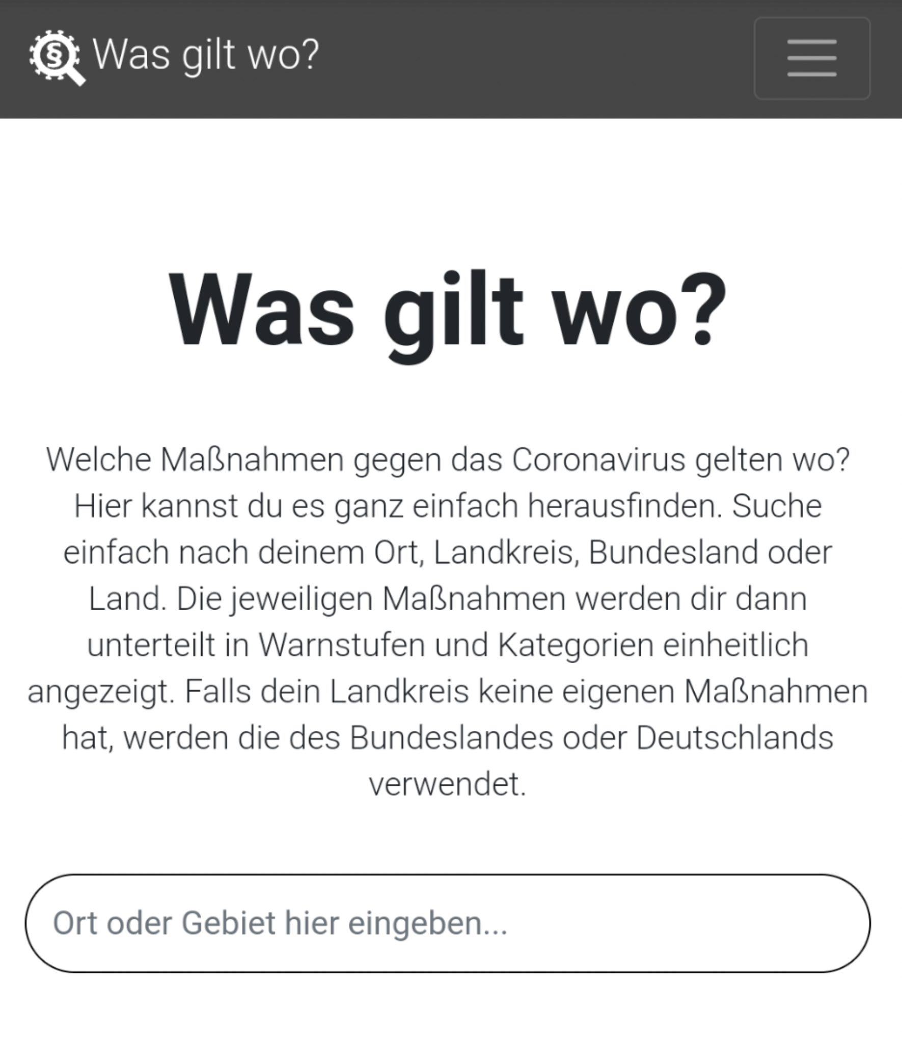 Was gilt wo