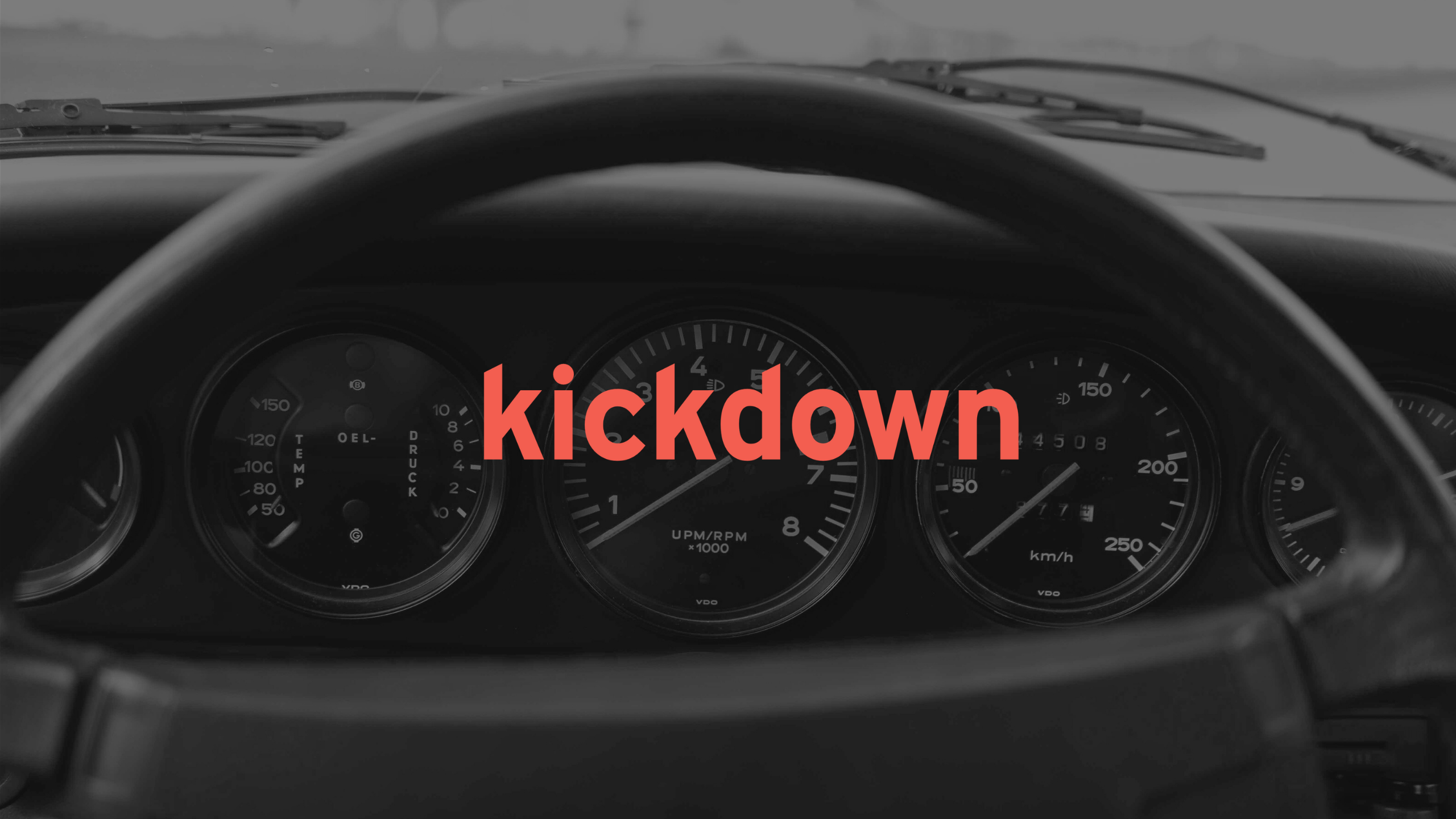 Kickdown / startup von Hamburg / Background