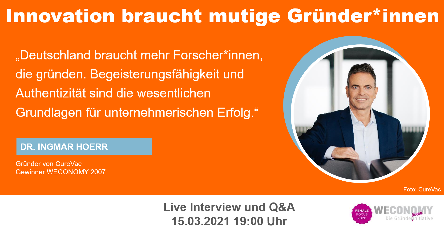 Innovation braucht mutige Gründer*innen