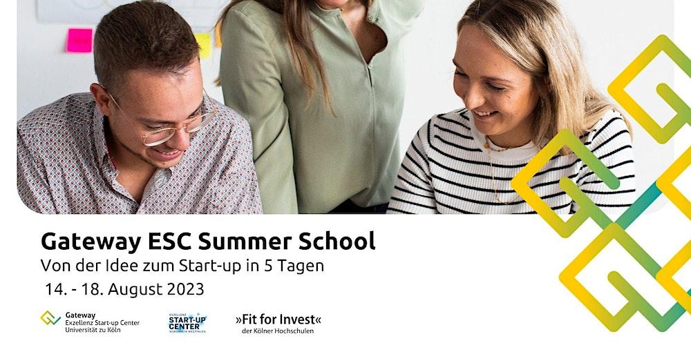 Gateway ESC Summer School 2023