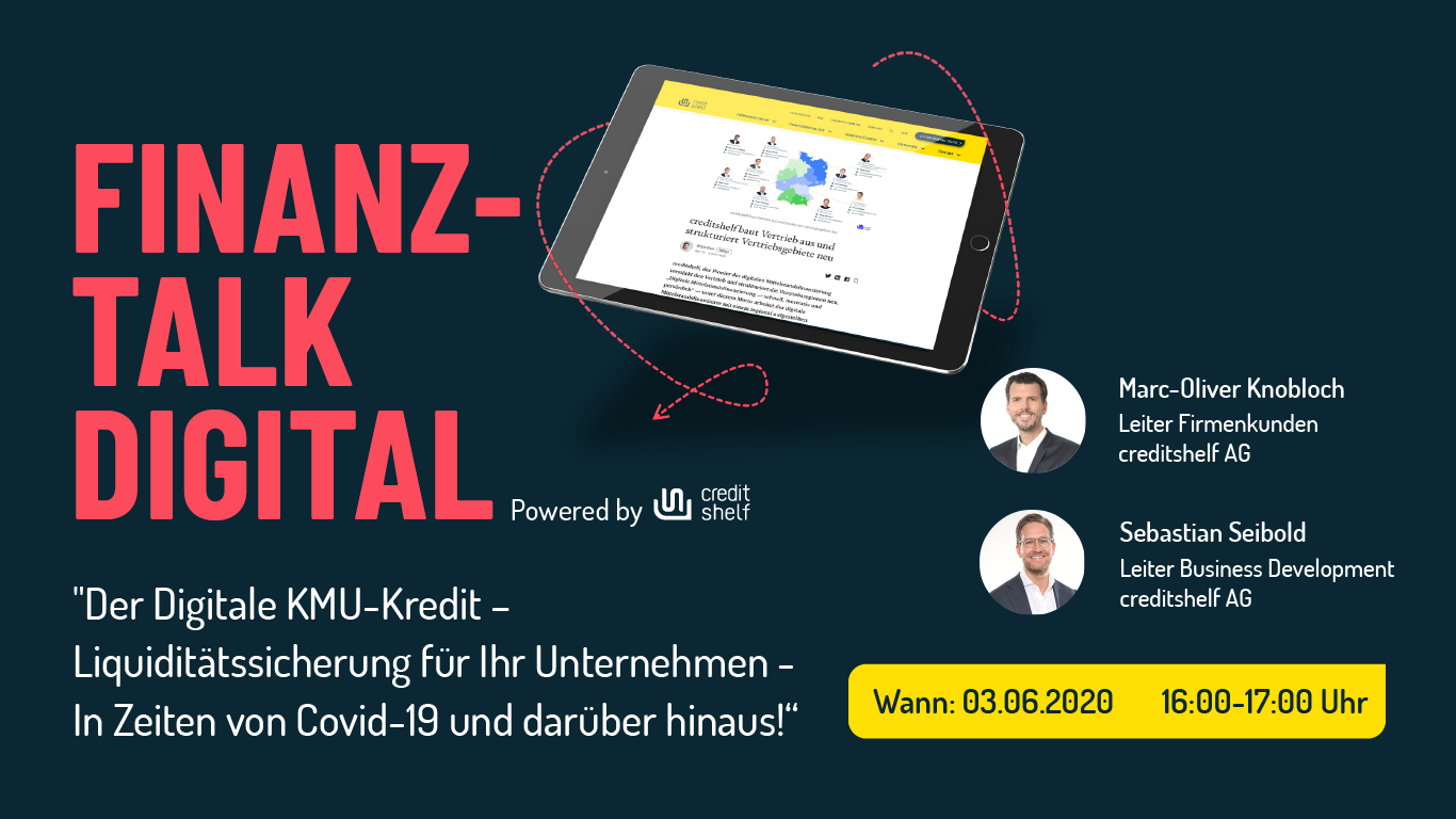 Einladung zum Finanz-Talk Digital “Der digitale KMU Kredit“ 