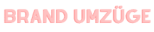 Brand Umzüge Ludwigsfelde Logo