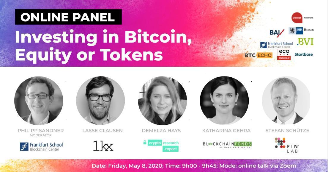 Investing in Bitcoin, Equity or Tokens