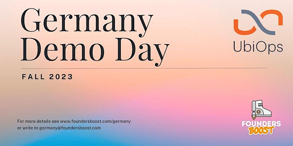 FoundersBoost Germany Demo Day