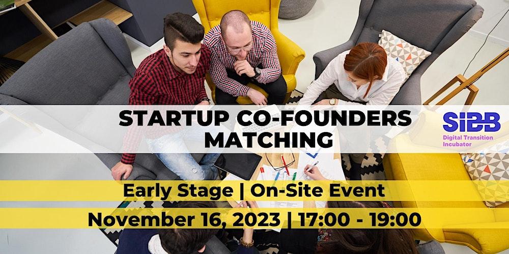 Startup Co-Founders Matching | On-Site-Event