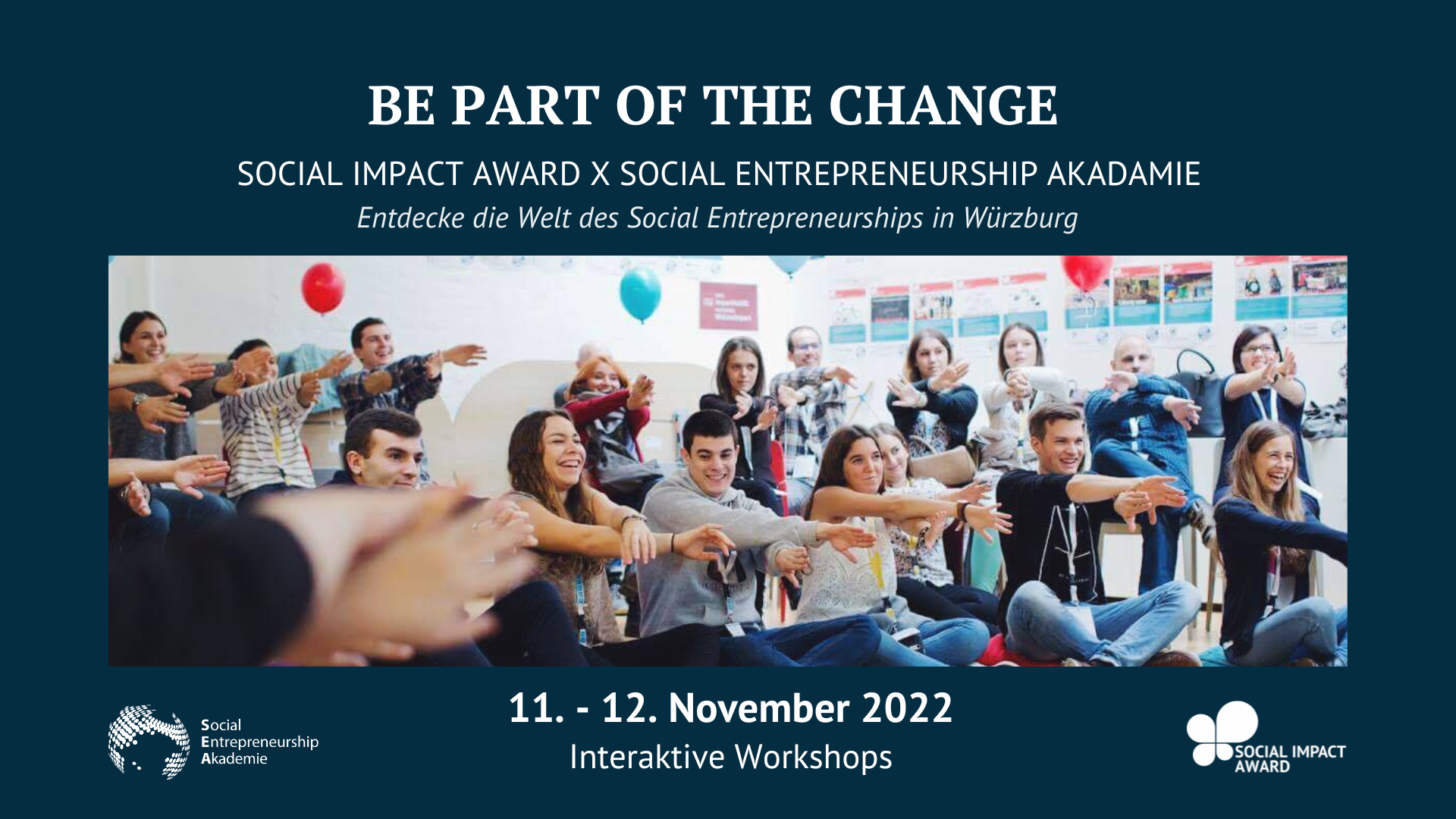 Social Impact Weekend am 11./12.11 in Würzburg
