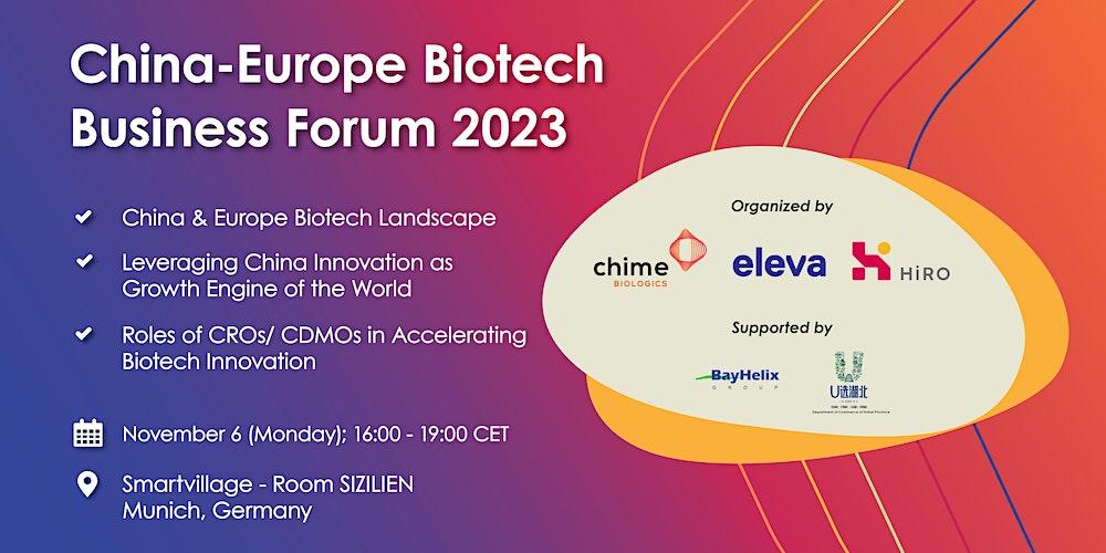 China – Europe Biotech Business Forum 2023