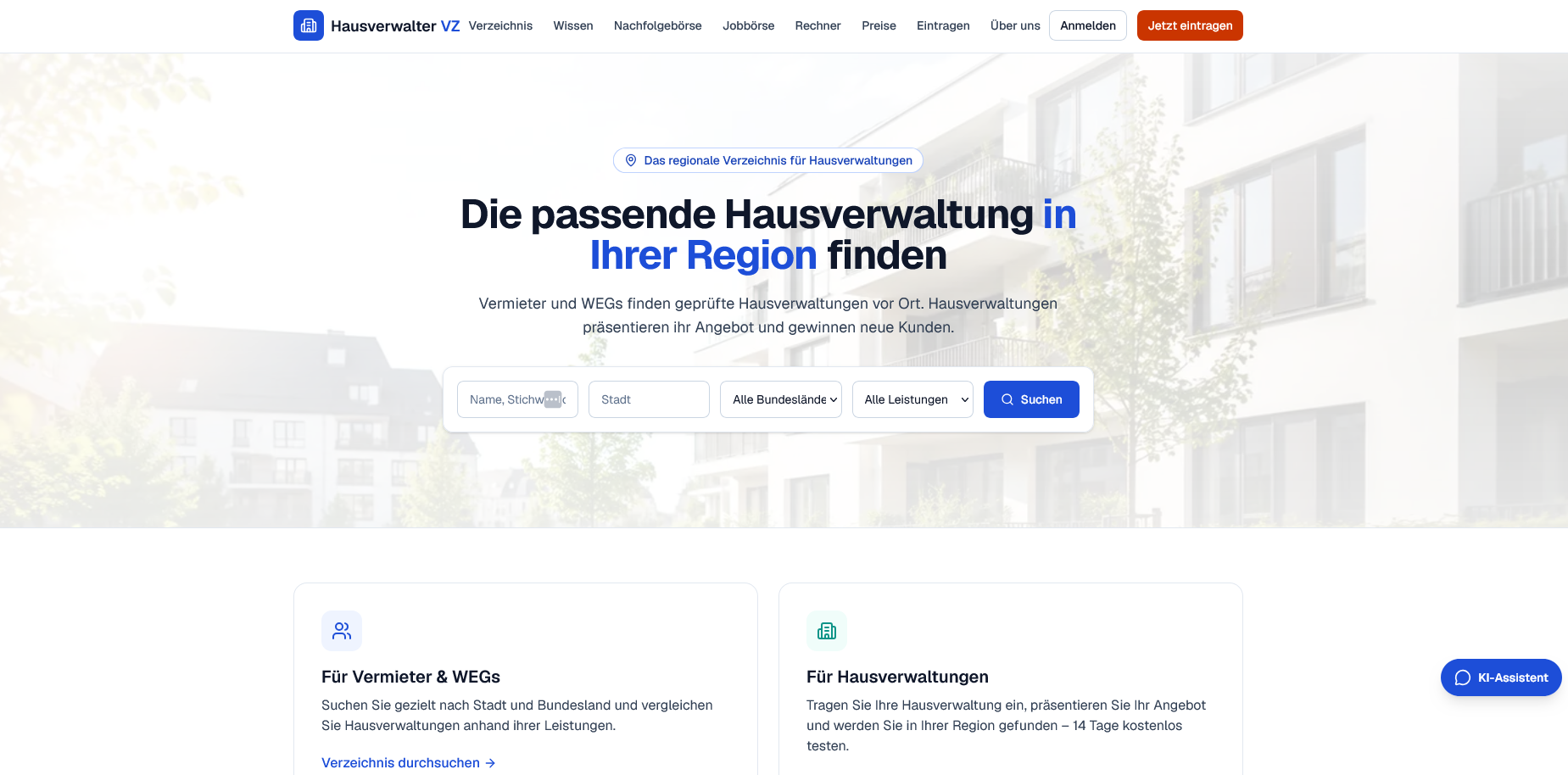 Hausverwalter VZ