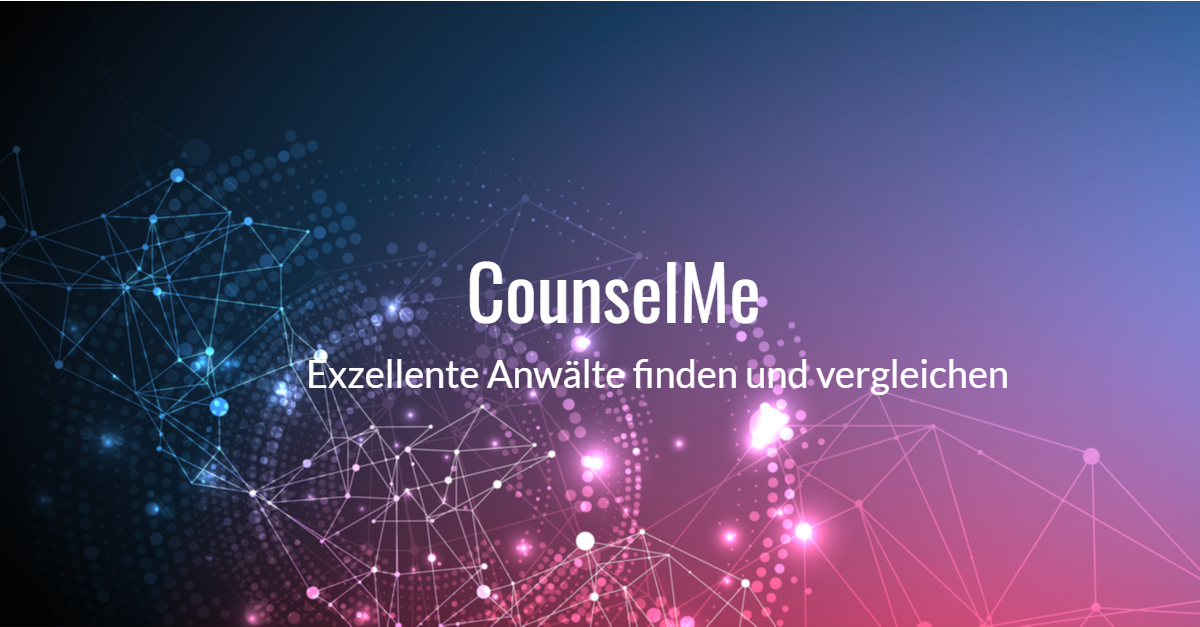 CounselMe / startup from München / Background