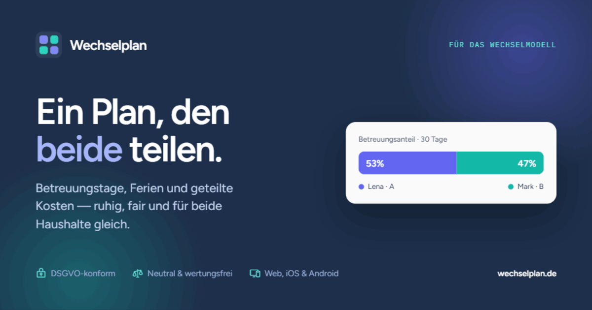 Wechselplan