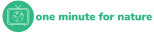 one minute for nature Logo