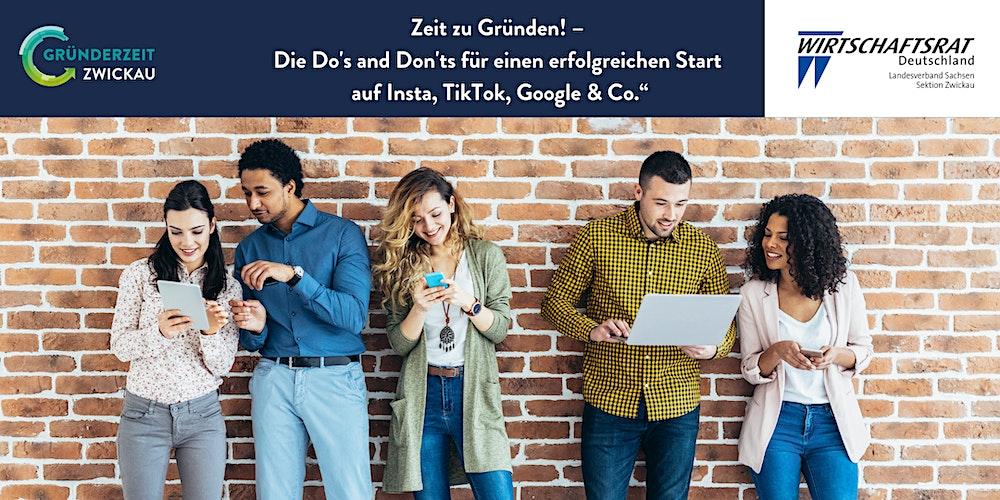 Zeit zu Gründen! Die Do's &Don'ts für den Start  auf Social Media
