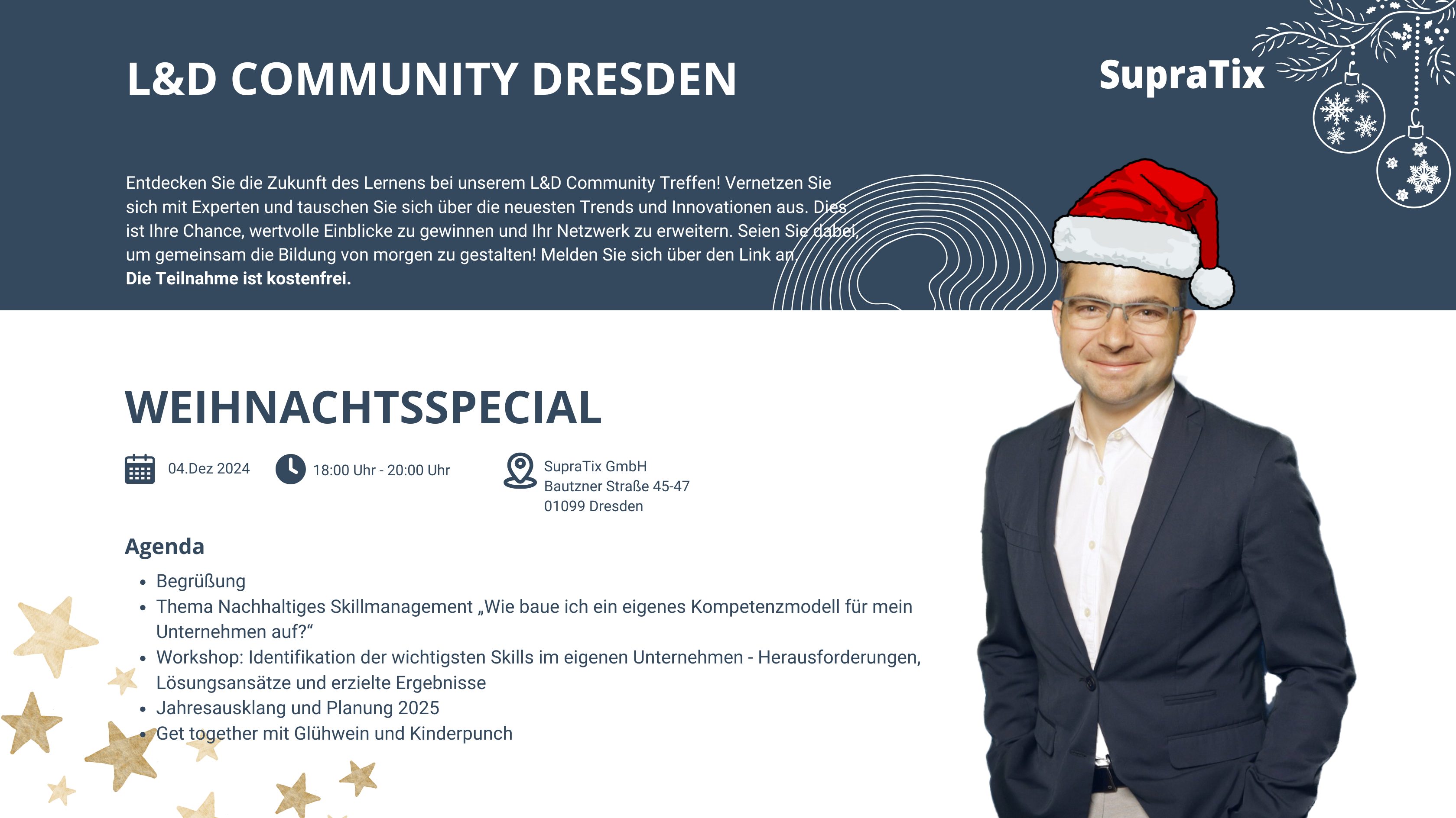 L&D Community Treffen – Weihnachtsspecial- am 04. Dezember 2024