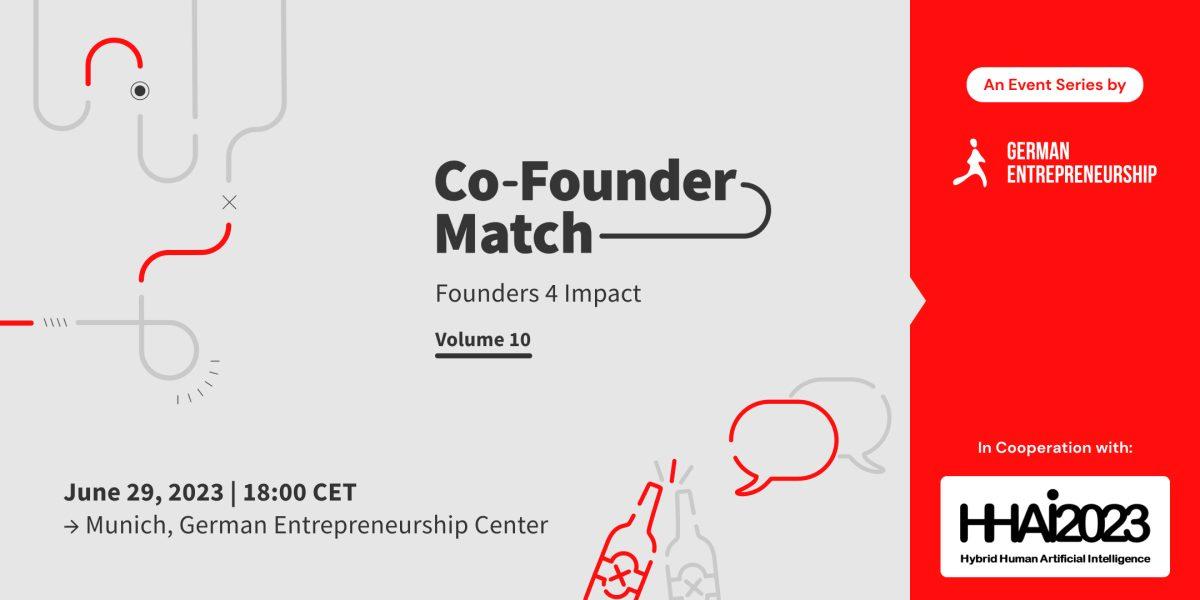 Co-Founder Match Vol.10 – Founders4impact Night