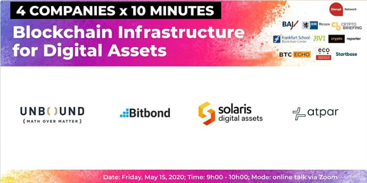 Blockchain Infrastructure for Digital Assets: 4 Companies x 10 Minutes 