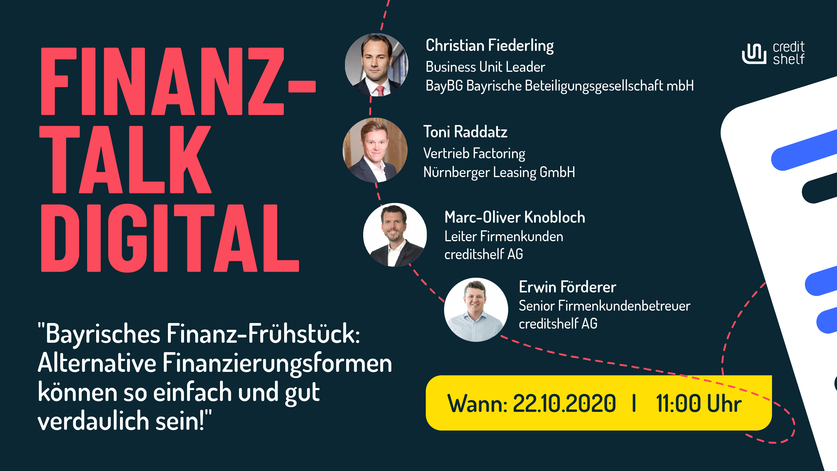 FINANZ-TALK DIGITAL -ALTERNATIVE FINANZIERUNGSFORMEN KÖNNEN SO EINFACH UND GUT VERDAULICH SEIN!