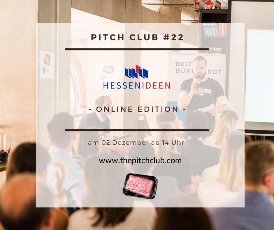 Pitch Club #22 “Hessen Ideen” Online-Edition