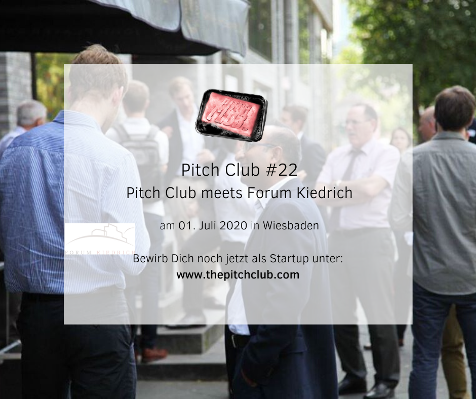 Pitch Club #22 meets Forum Kiedrich