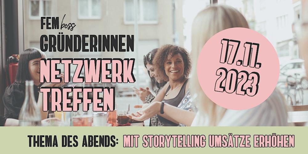 FEMboss Offline Netzwerk Meetup für Gründerinnen in Berlin