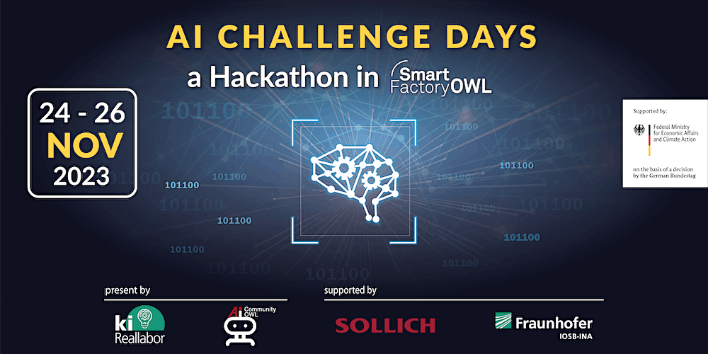 AI CHALLENGE DAYS - a Hackathon in SmartFactoryOWL