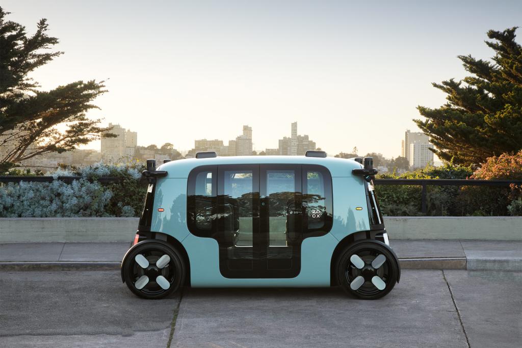 Amazon subsidiary Zoox unveils autonomous driving car