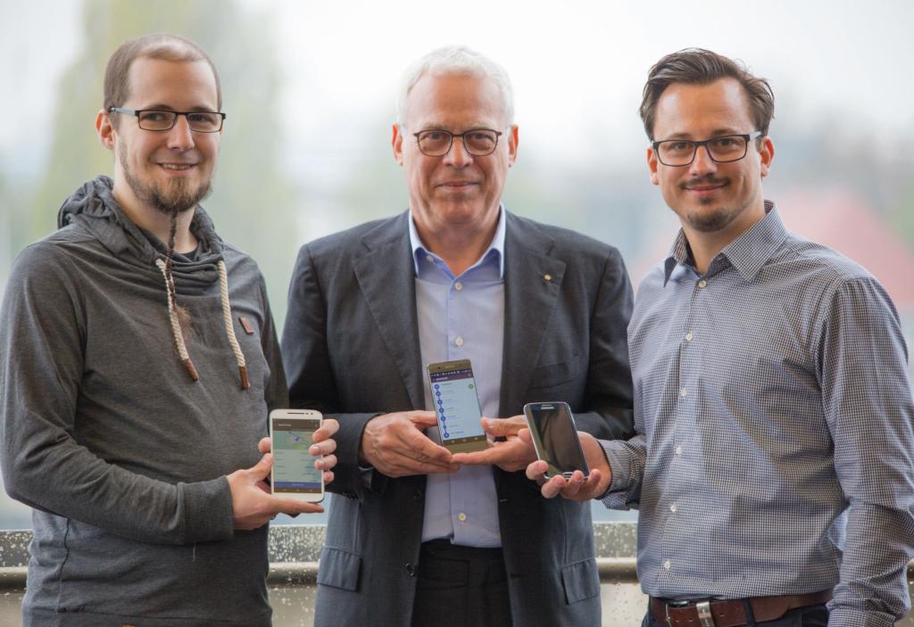 Der Tanker wird flottgemacht Die Gründer von NautilusLog(v.l.): Sven Hamer, Ingo Klemke und Otto Klemke. (Foto: NautilusLog)